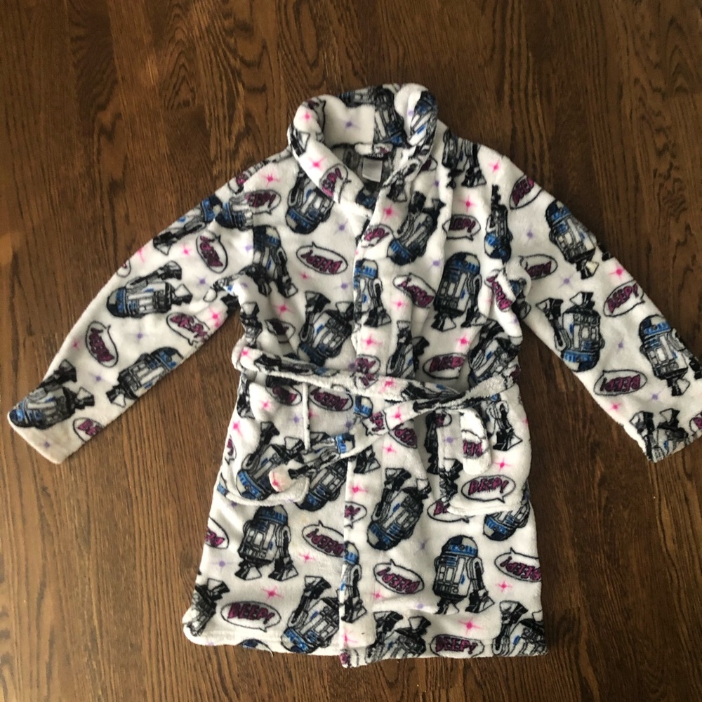 Girls Star Wars R2d2 robe size 10
